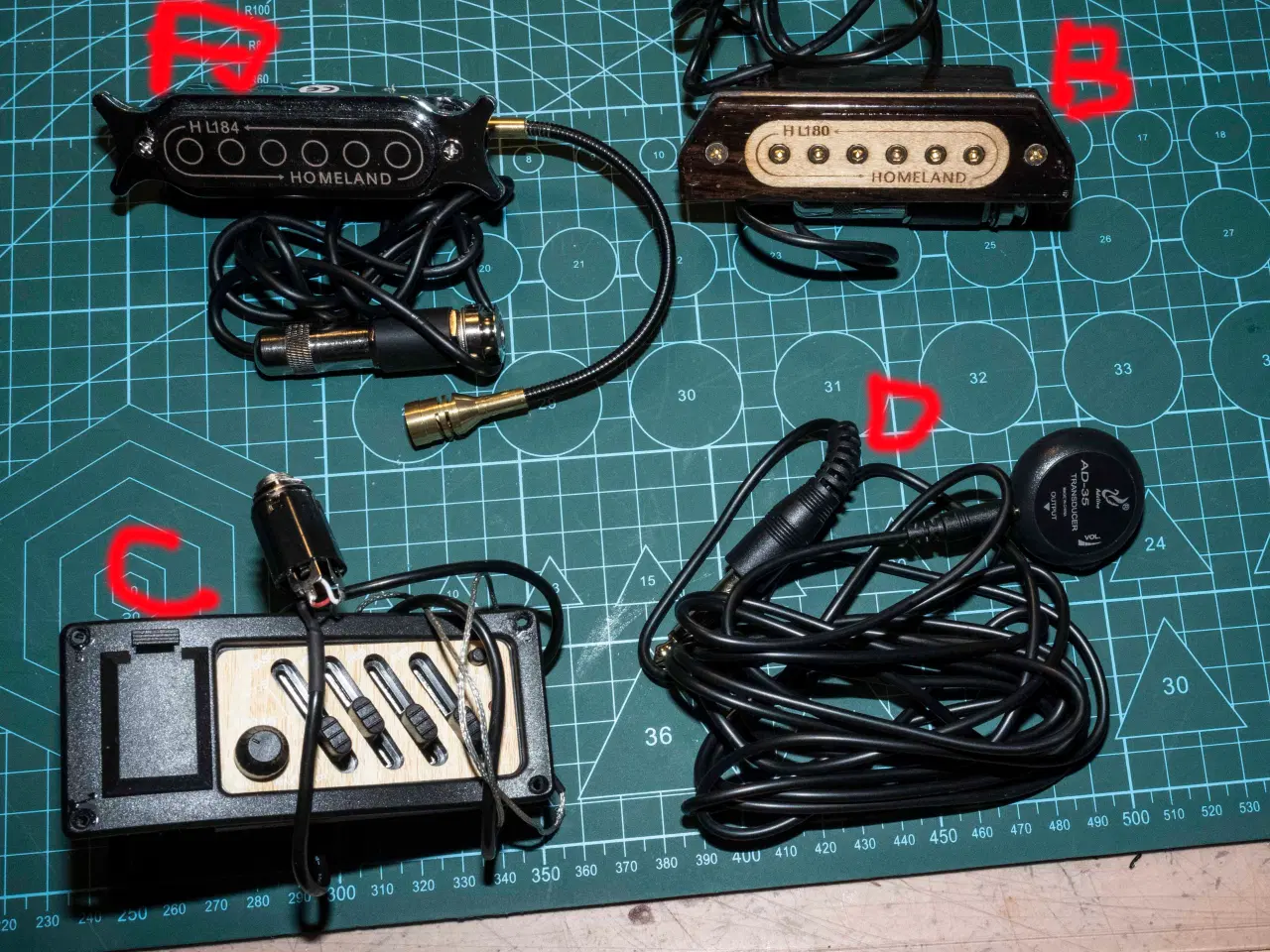 Billede 1 - Guitar - akustiske pickups - soundhole m.m. 