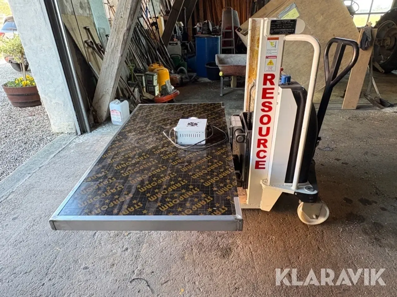 Billede 2 - Hydraulisk løftebord Resource TSS0309CS - 300 kg