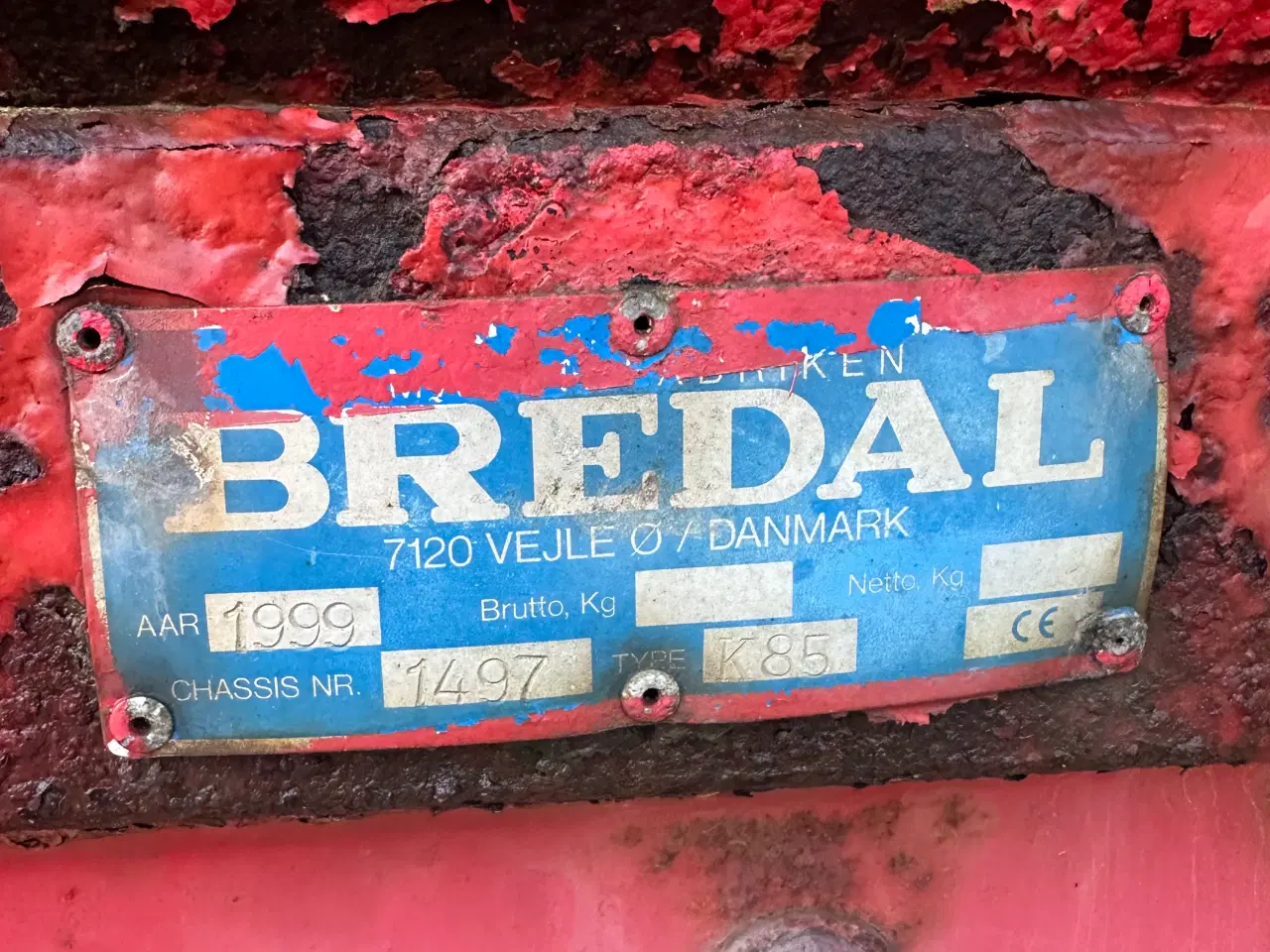 Billede 2 - Bredal K 85 Sandvogn