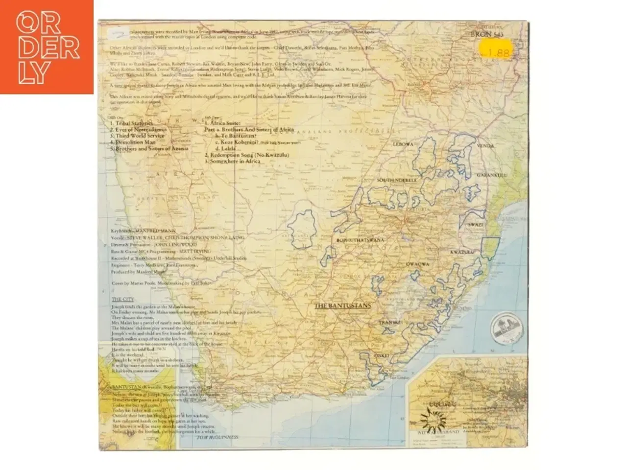 Billede 3 - Manfred Mann&#39;s Earth Band album &#39;Somewhere in Afrika&#39; fra Manfred Mann&#39;s Earth Band