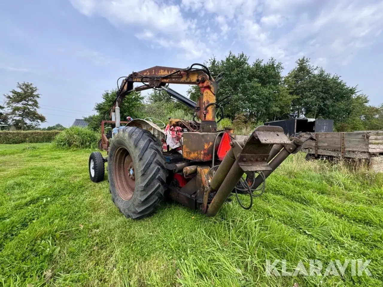 Billede 4 - Traktor Fordson Super Major med kran