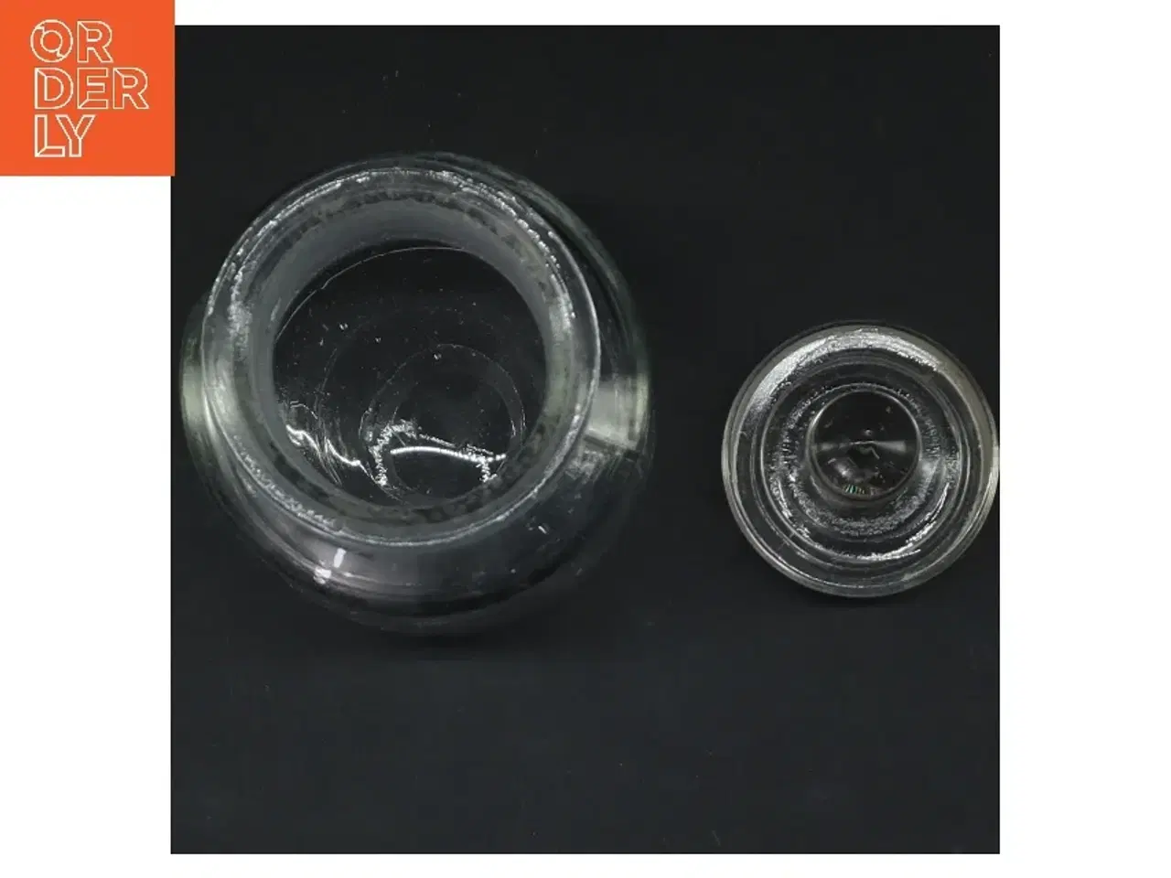 Billede 4 - Glasbeholder med låg (str. 13 cm)