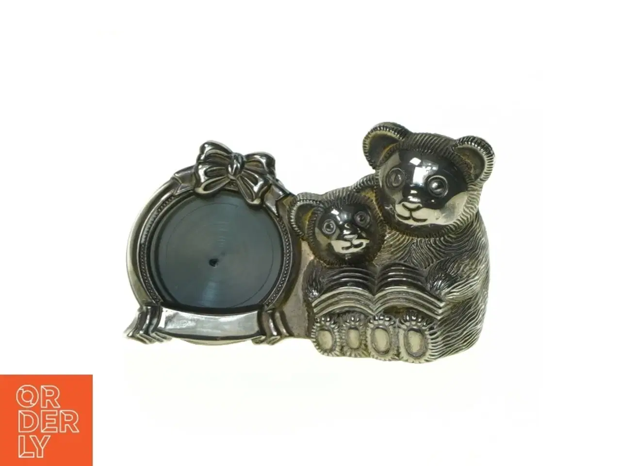 Billede 1 - Sparegris, metal bamse (str. 11 x 6 x 8 cm)