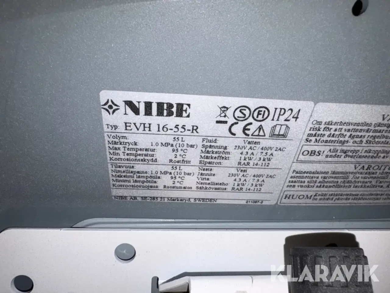 Billede 12 - Varmtvandsbeholdere Nibe Eminent EVH 16-55-R 2 styk