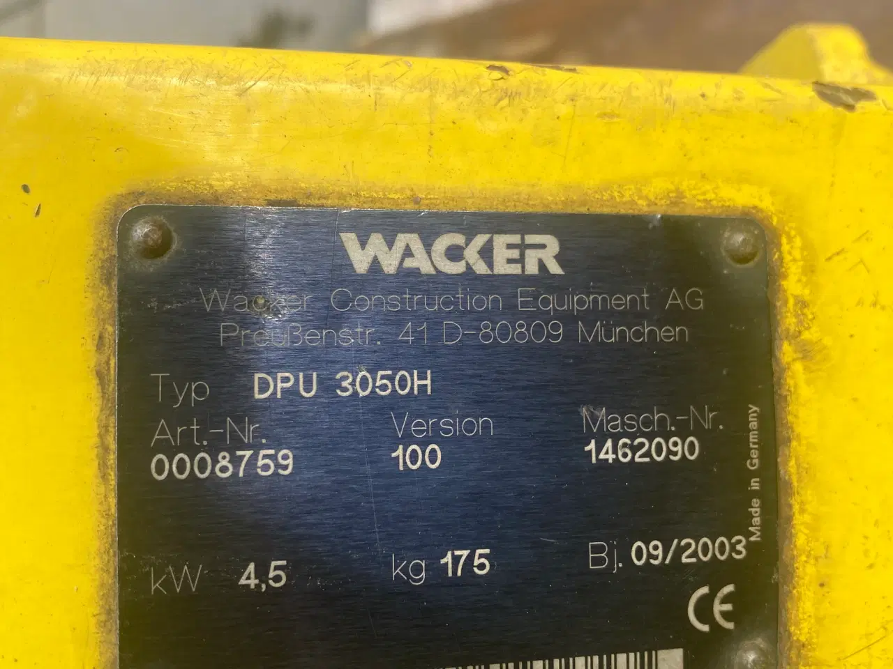 Billede 3 - Wacker DPU 3050H