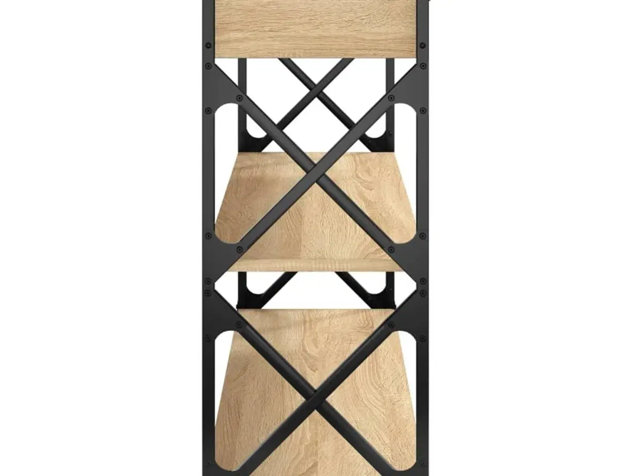 Billede 7 - Konsolbord 100x28x75 cm konstrueret træ sonoma-eg