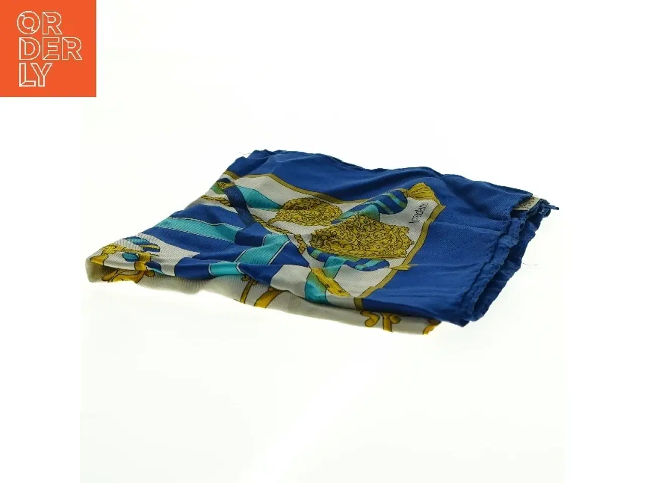 Billede 3 - Mønstret tørklæde fra Loredano (str. 86. x 88 cm)