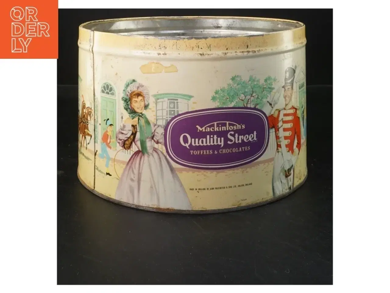 Billede 2 - Vintage Quality Street dåse (str. Ø 23x15 cm)