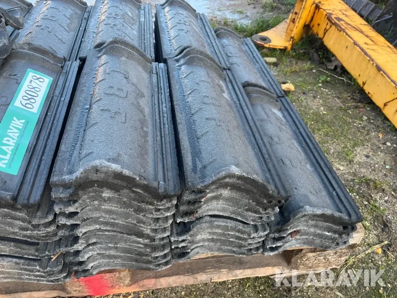 Billede 7 - Tagsten IBF Dobbelt S Plus halve sten. 95styk