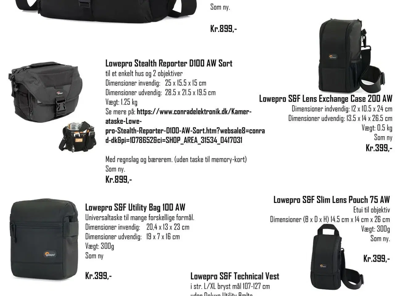 Billede 1 - Lowepro udstyr