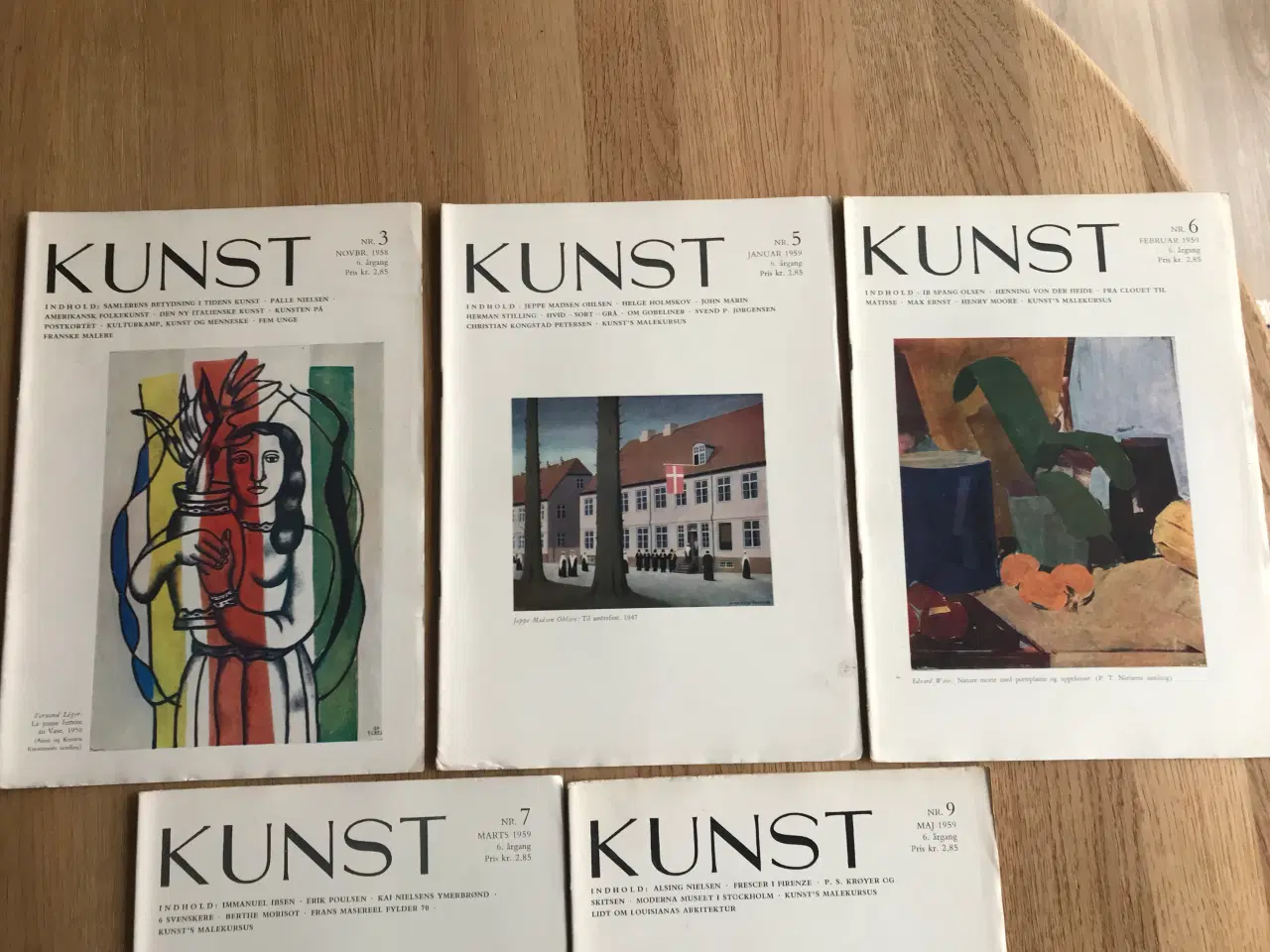 Billede 2 - KUNST  -  6. årgang  - 1958/59  -  (5 numre)