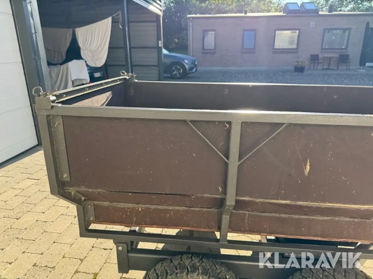 Billede 12 - ATV Trailer hjemme lavet med tipfunktions
