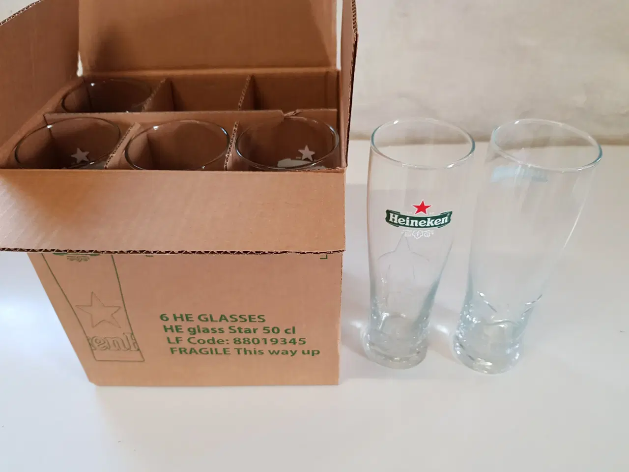 Billede 1 - Ølglas Heineken