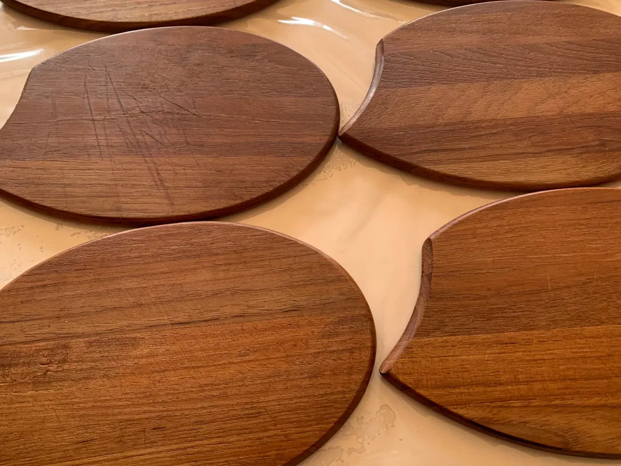 Billede 7 - Retro teak skærebrætter 
