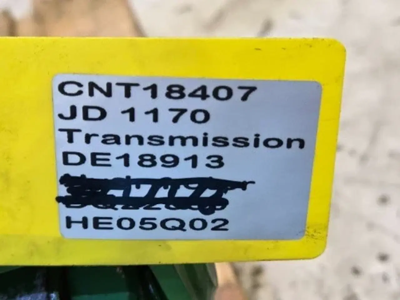 Billede 12 - John Deere 1170 Transmission DE18913