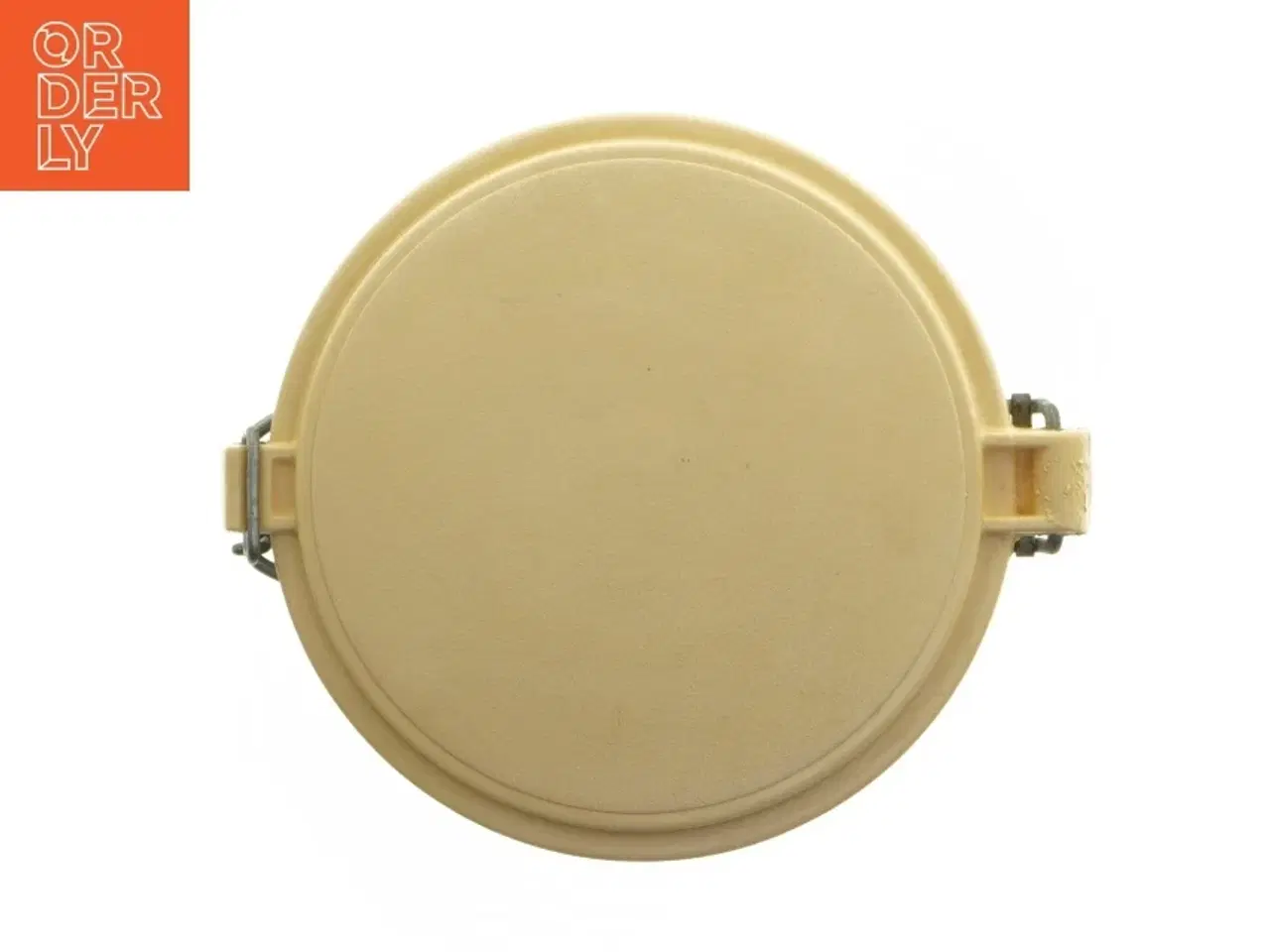 Billede 3 - Metalbeholder med blåbærmotiv fra Mega (str. Ø. elve cm. længde. 20 cm)