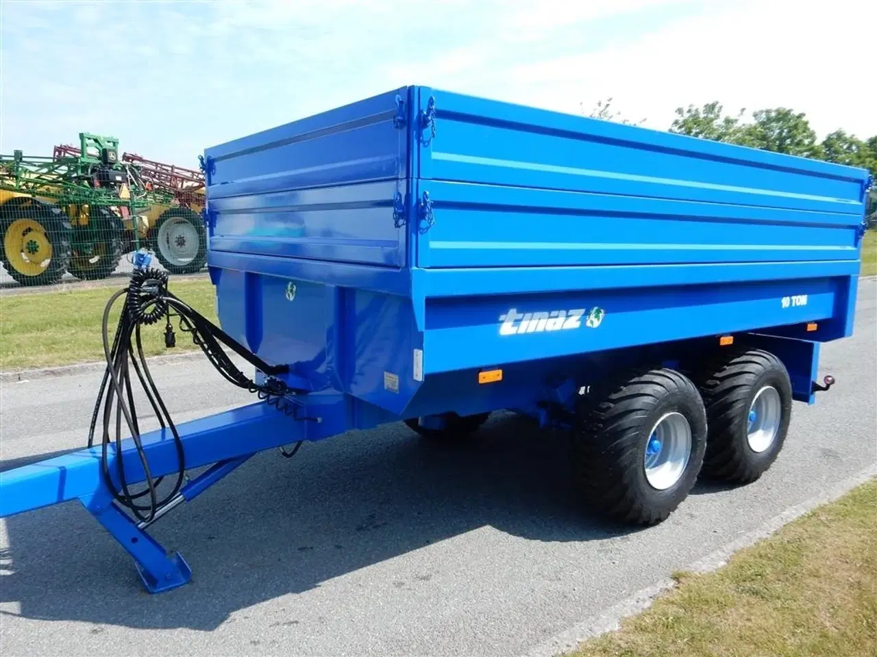 Billede 6 - Tinaz 10 tons dumpervogn med 2x30 cm ekstra sider