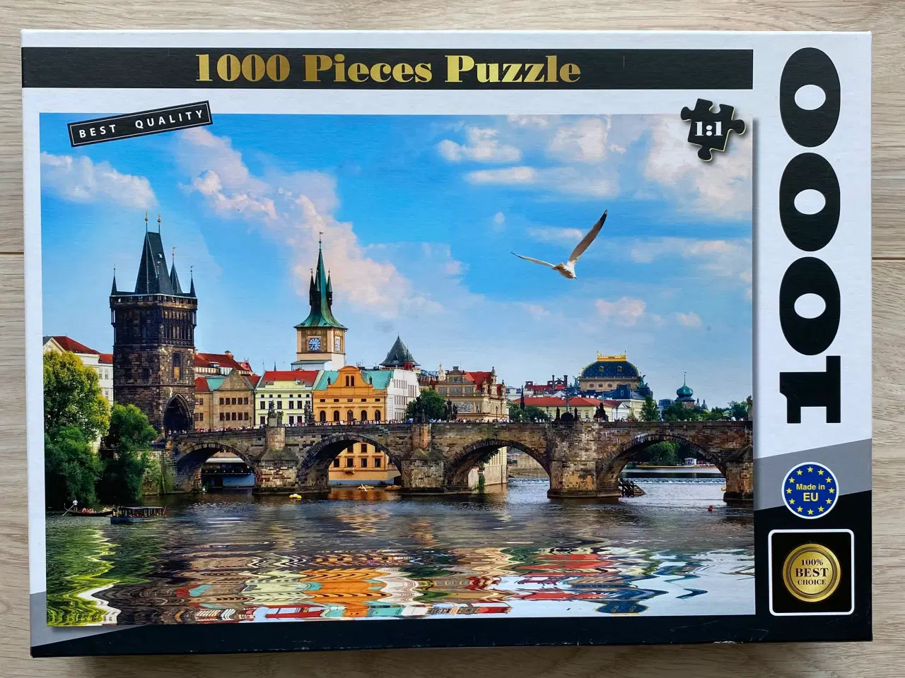 Billede 1 - Karlsbroen i Prag 1000 brikker