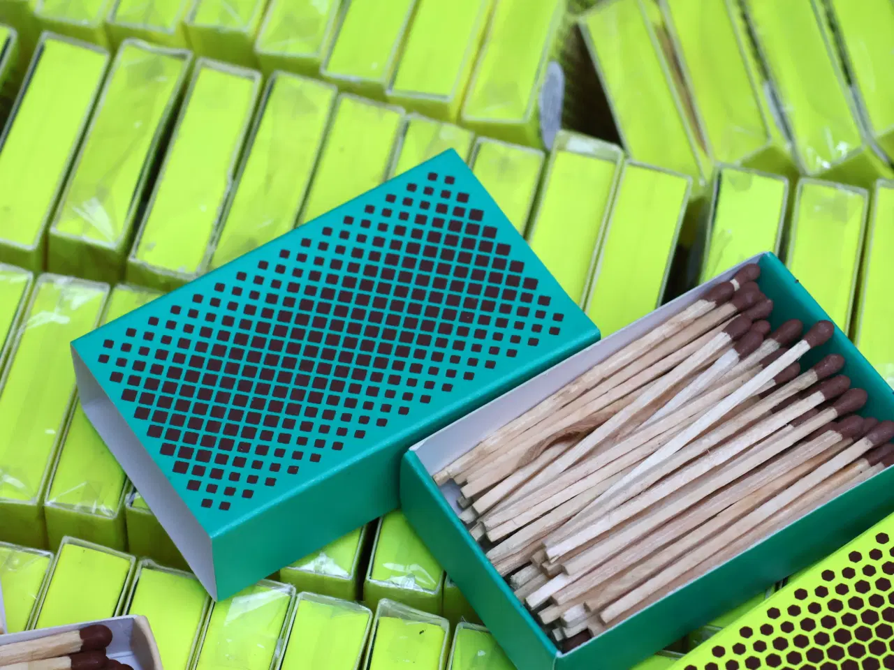 Billede 4 -  Ca 2000 Pk HAY tændstikker