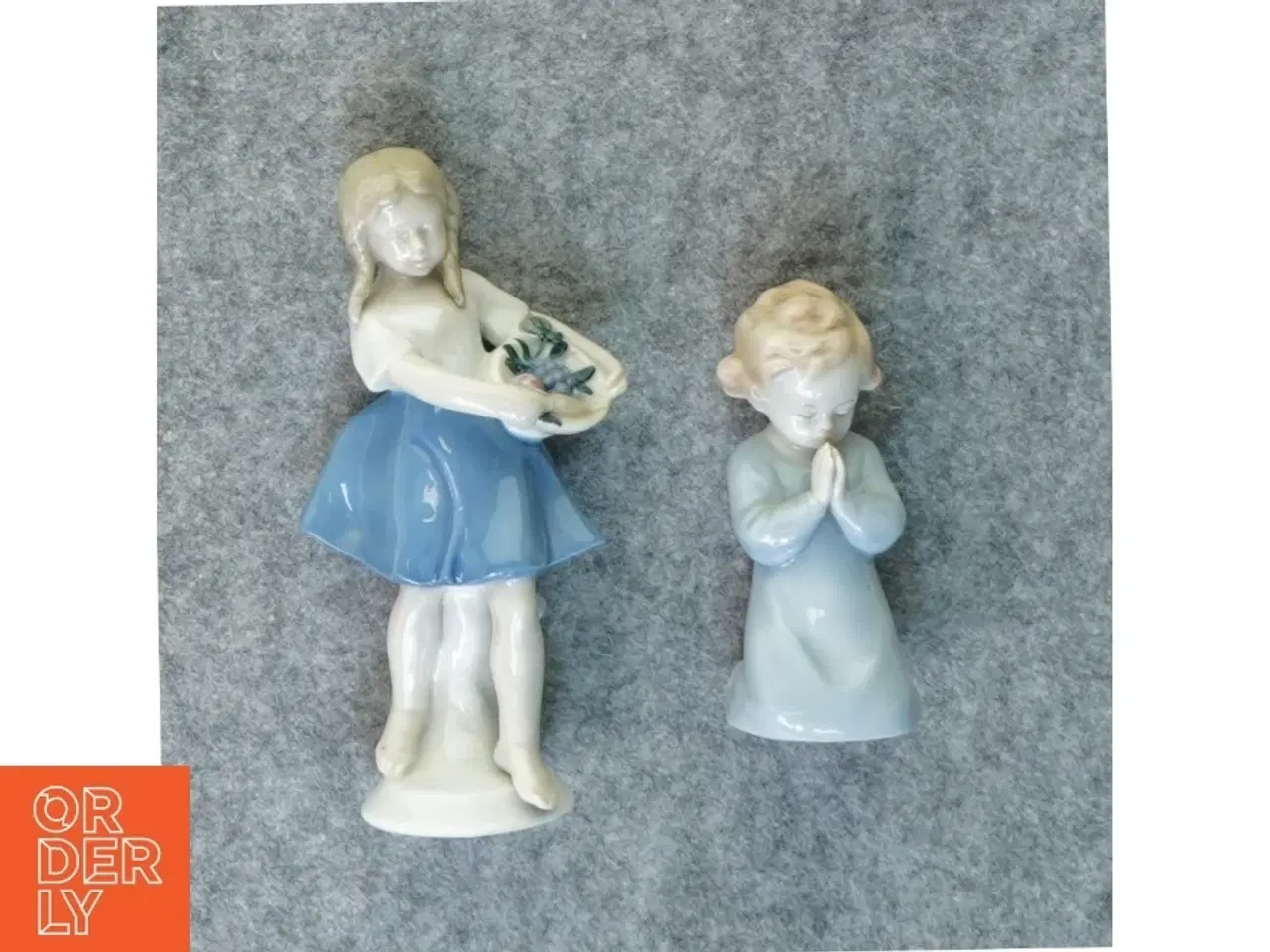 Billede 1 - Figurer i porcelæn fra M O (str. 13 x 5 cm)