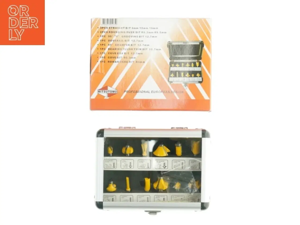 Billede 1 - Bitsæt i aluminiumsboks fra Mitsutomo (str. 19 x, 14 x 6 cm)