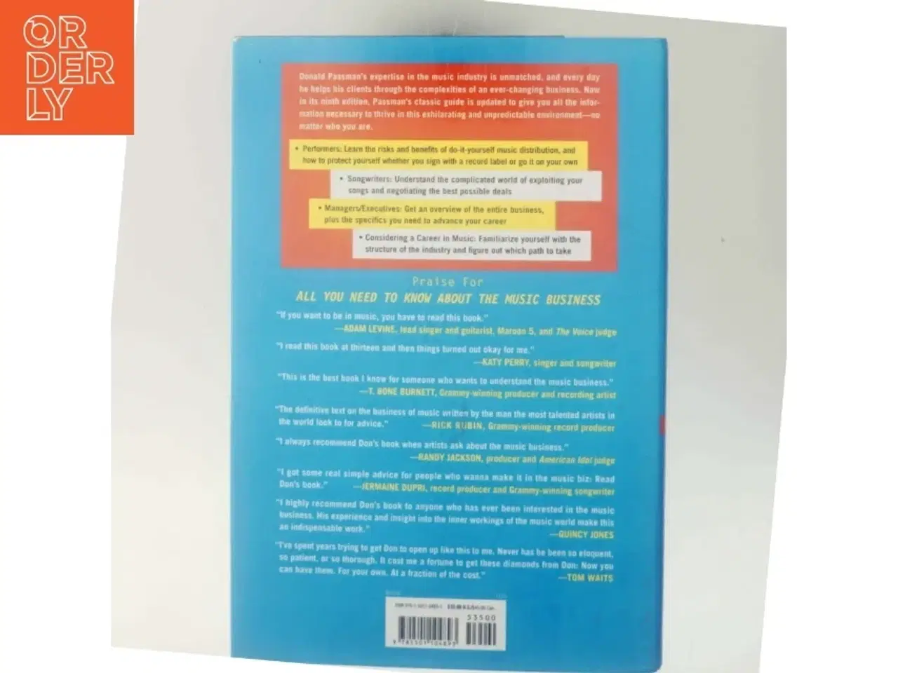 Billede 3 - All you need to know about the music business af Donald S. Passman (Bog)