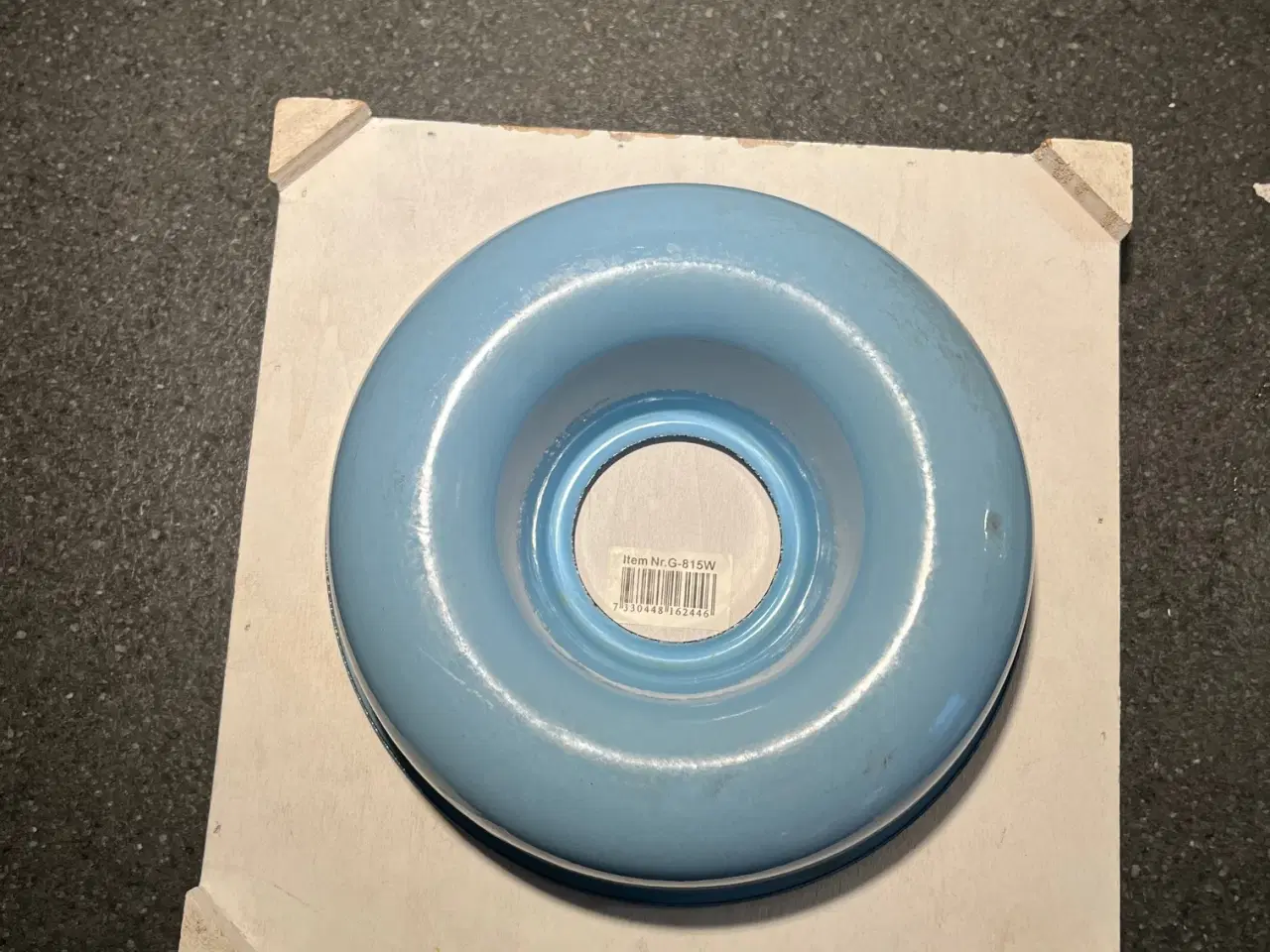 Billede 3 - Smukt Vintage Sæt: Madam Blå Randform & Rustik Træ