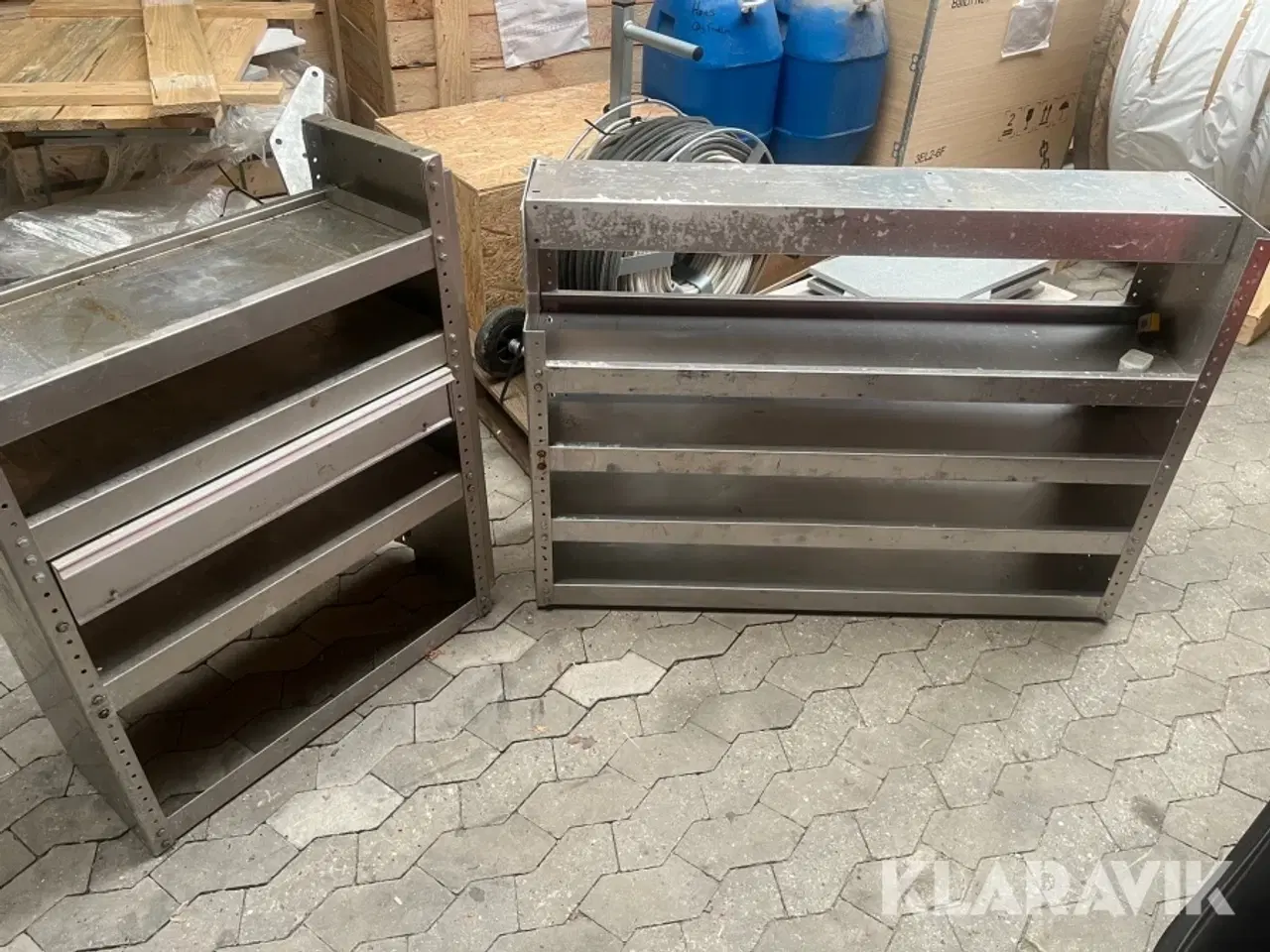 Billede 1 - Bilreol 2 styk aluminium