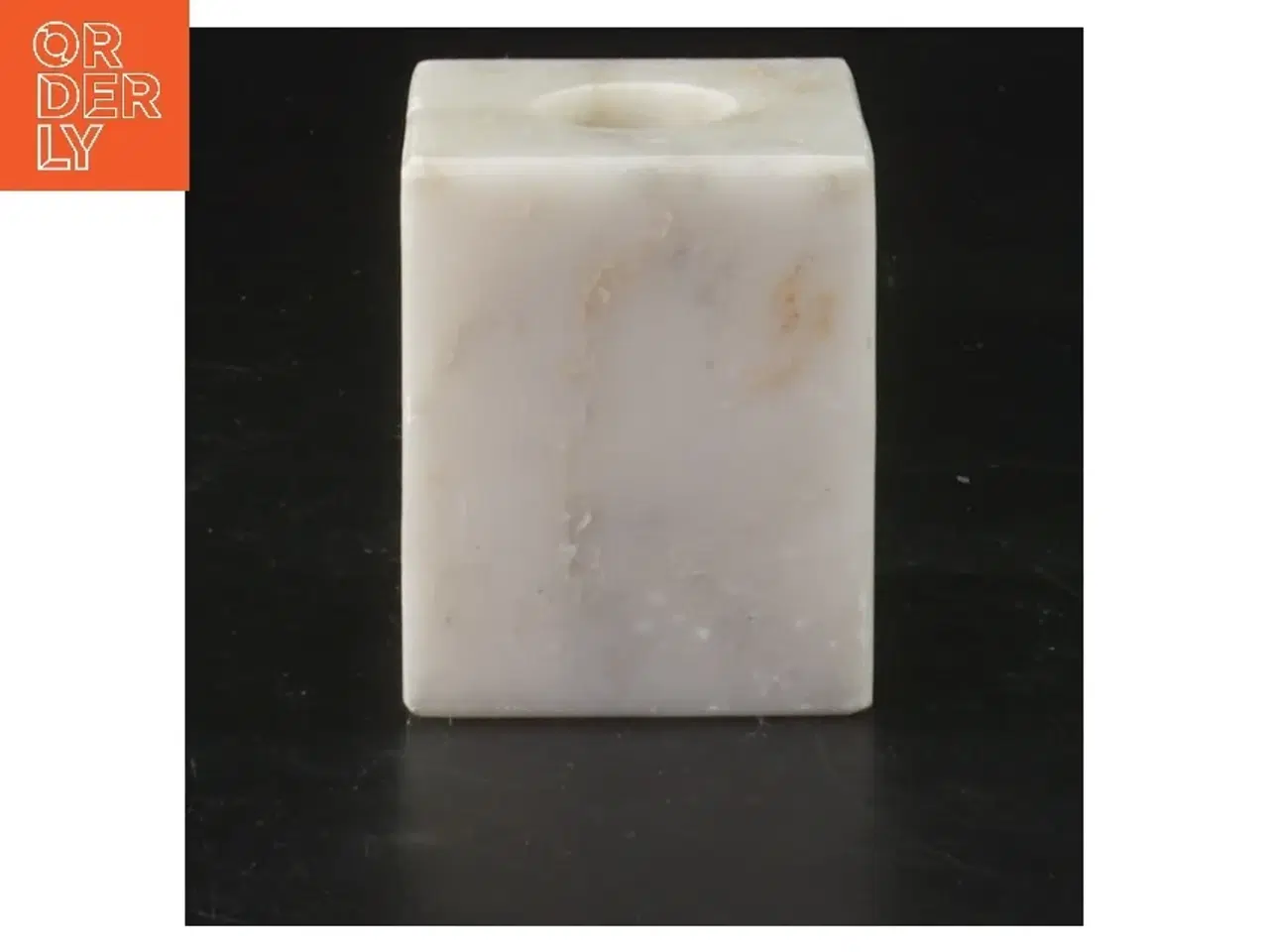 Billede 2 - Marmor lysestage (str. 6x5x5 cm)