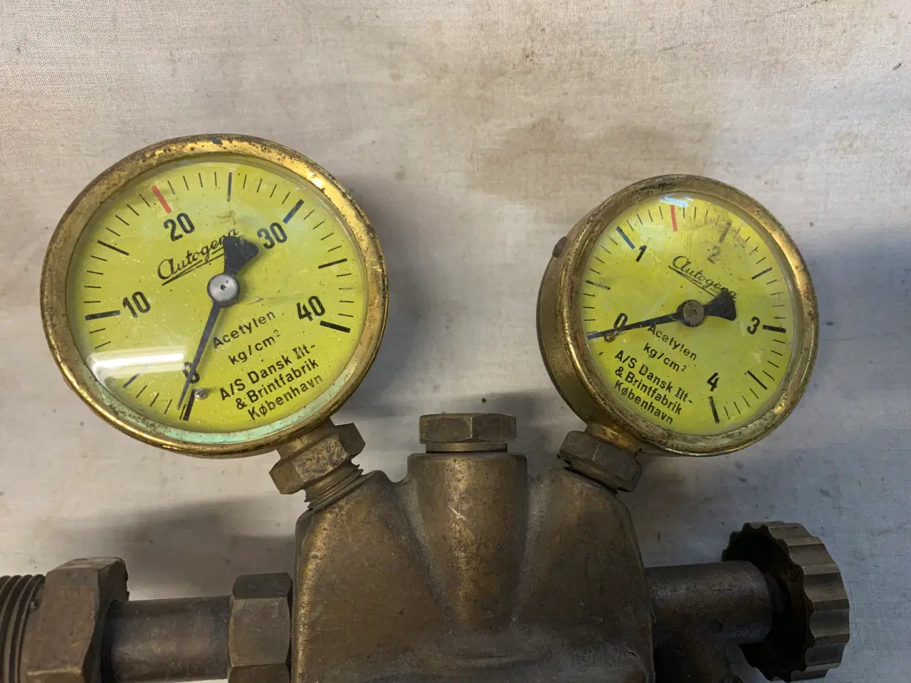 Billede 2 - Autogena Gas  regulator manometer