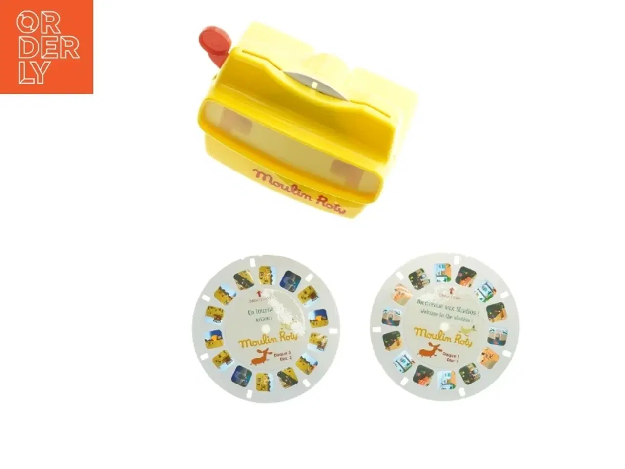 Billede 1 - View-Master med billedskiver fra Moulin Roty (str. 11 x 8 cm)