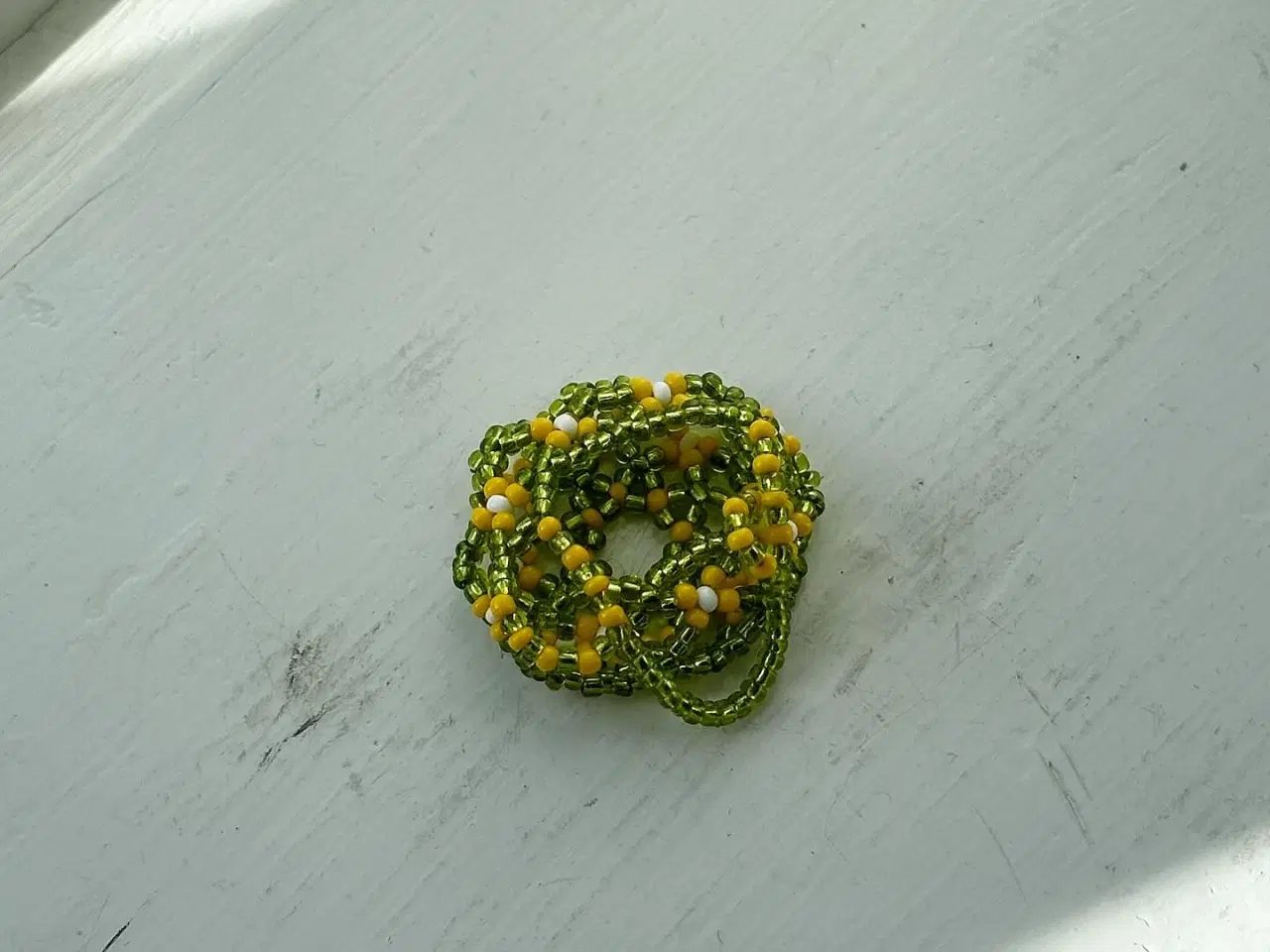 Billede 5 - Perlesyet kurv