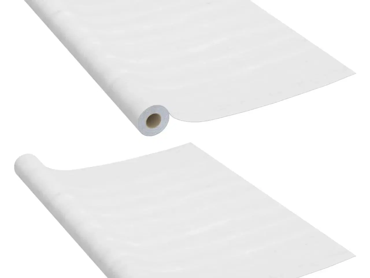 Billede 2 - Selvklæbende folie til døre 2 stk. 210x90 cm PVC hvidt træ