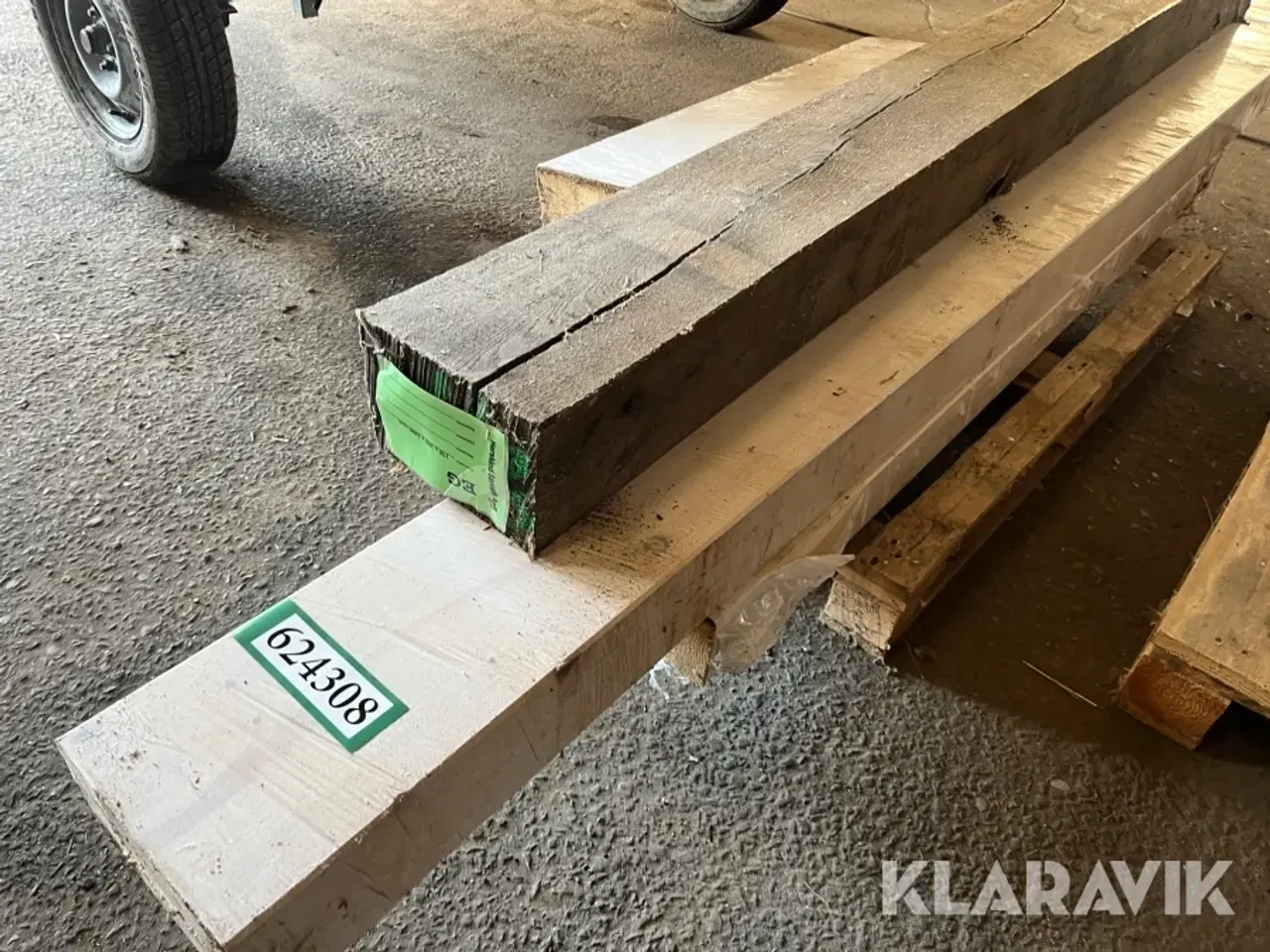 Billede 11 - Limtræsbjælker/egetræbjælke 7 styk