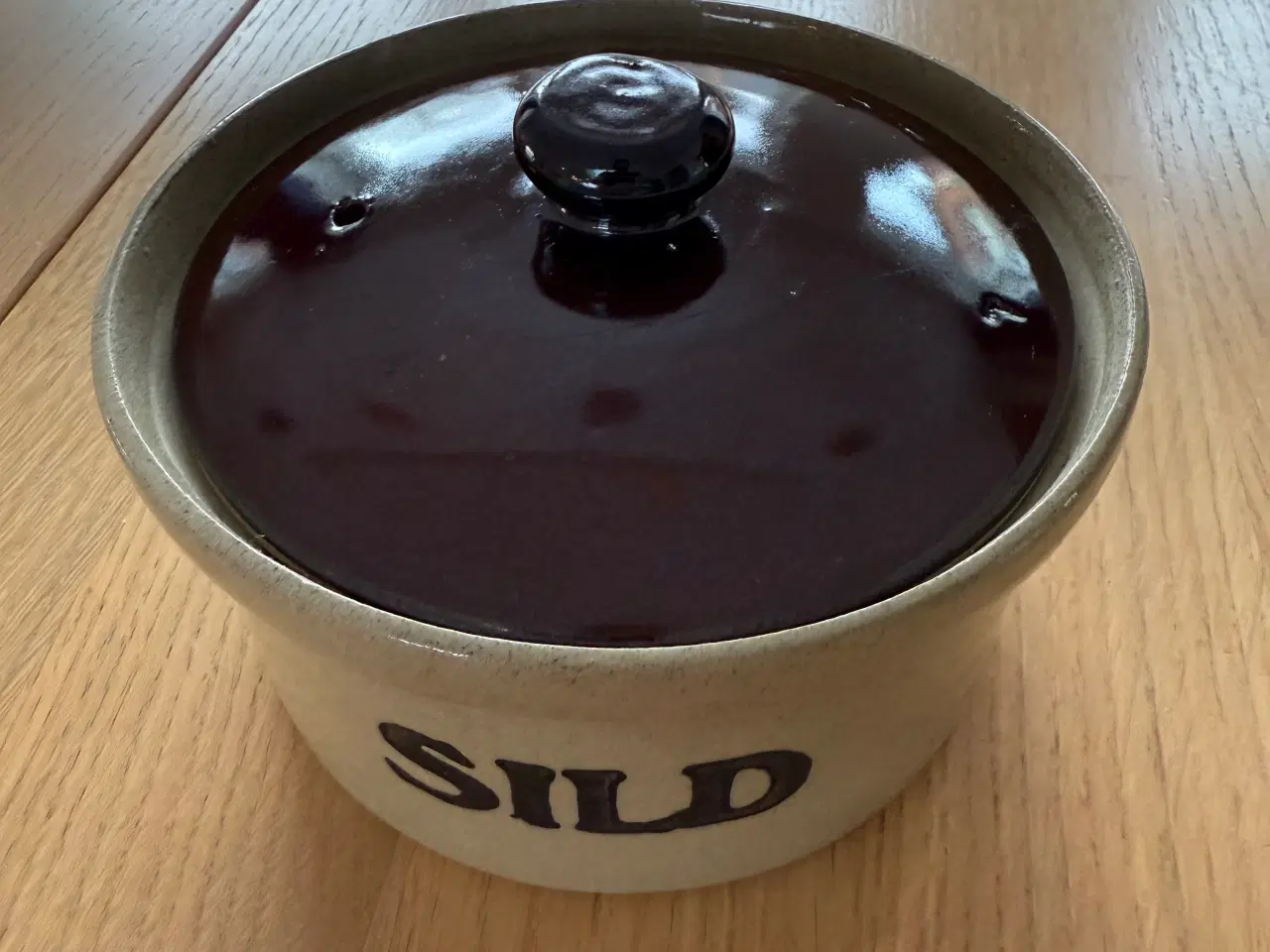 Billede 1 - Keramikskål påtrykt sild