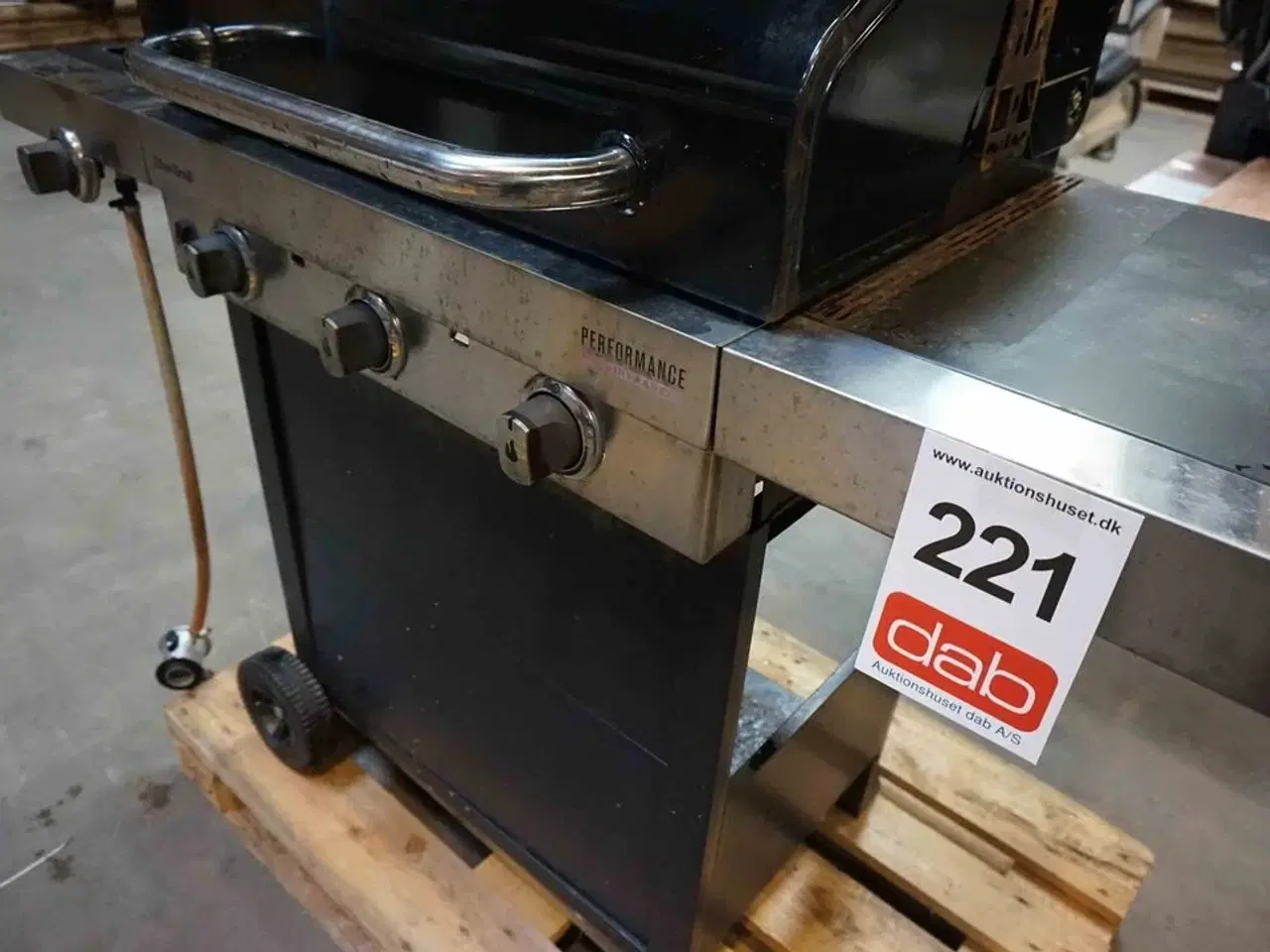 Billede 2 - Char-Broil Gasgrill 3 brænder + sideblus (MOMSFRI)