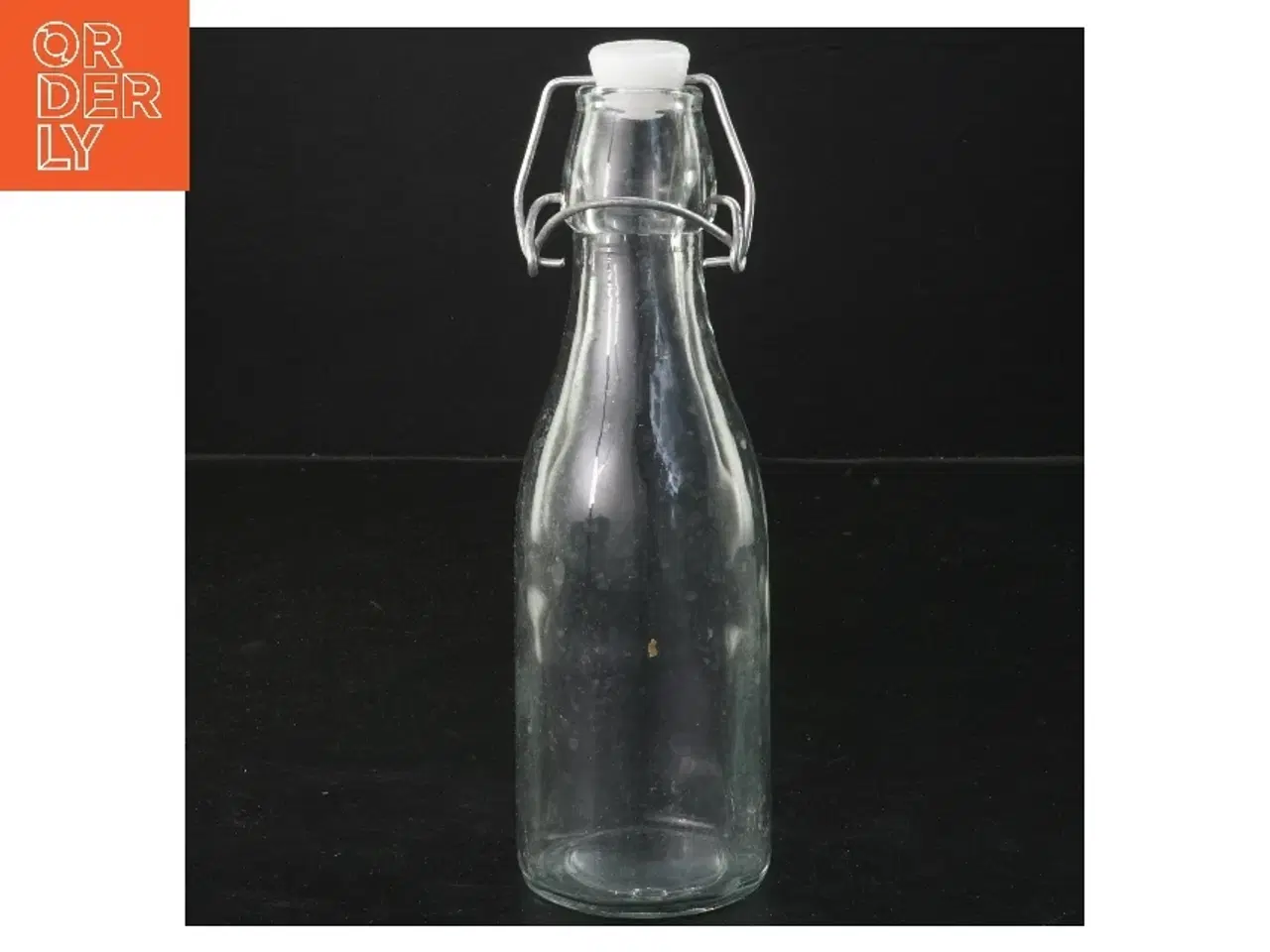 Billede 1 - Glasflaske med patentlåg (str. 20 cm)