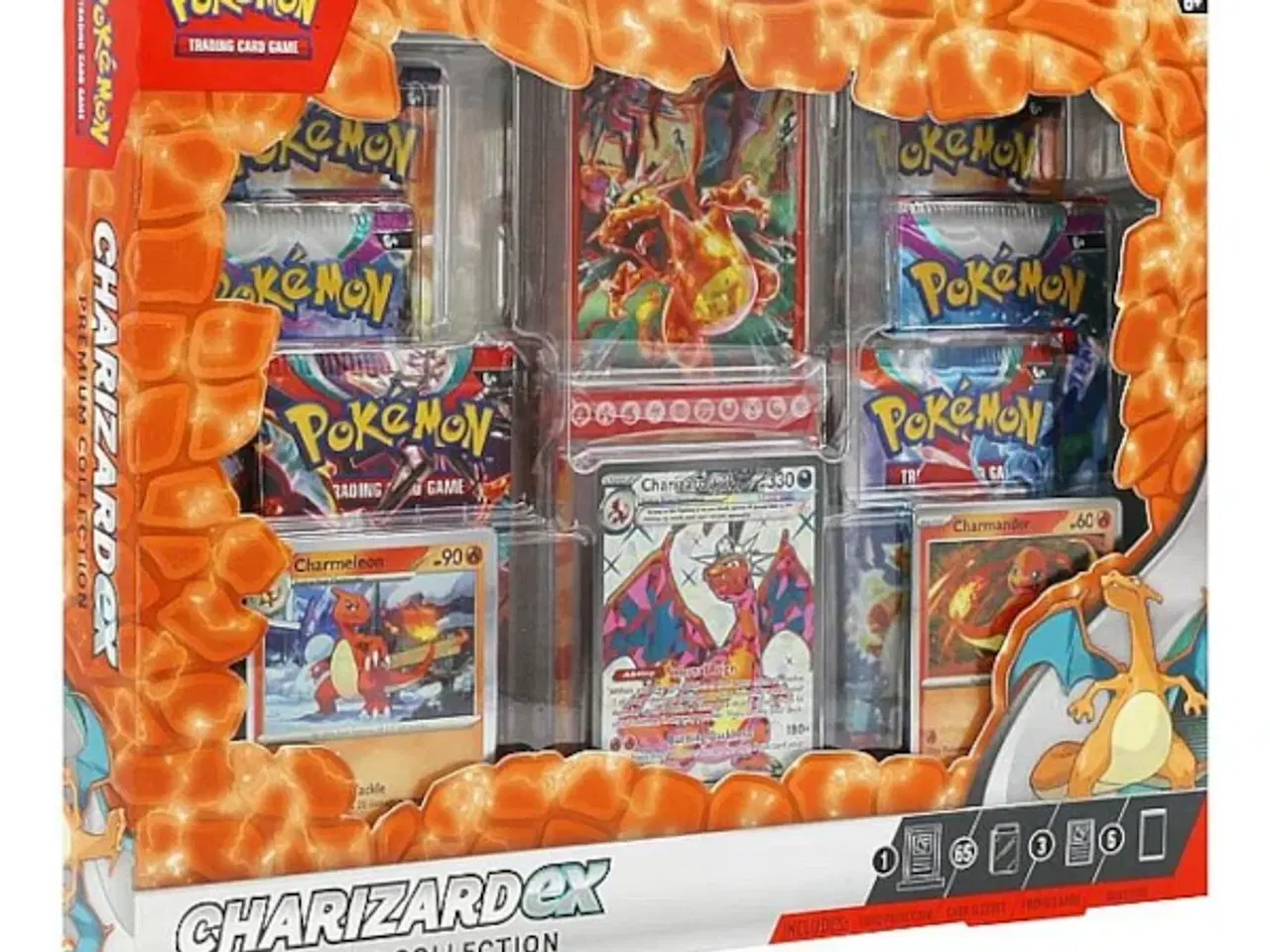 Billede 1 - 6 X Pokémon Charizard ex Premium Collection