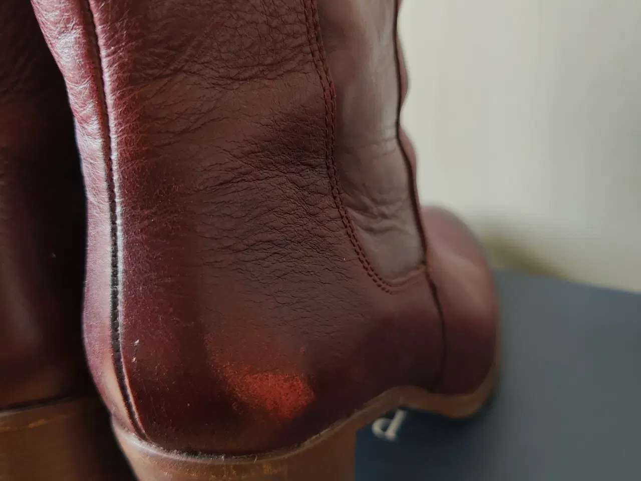 Billede 5 - Royal Republiq, røde højhælede læderstøvler