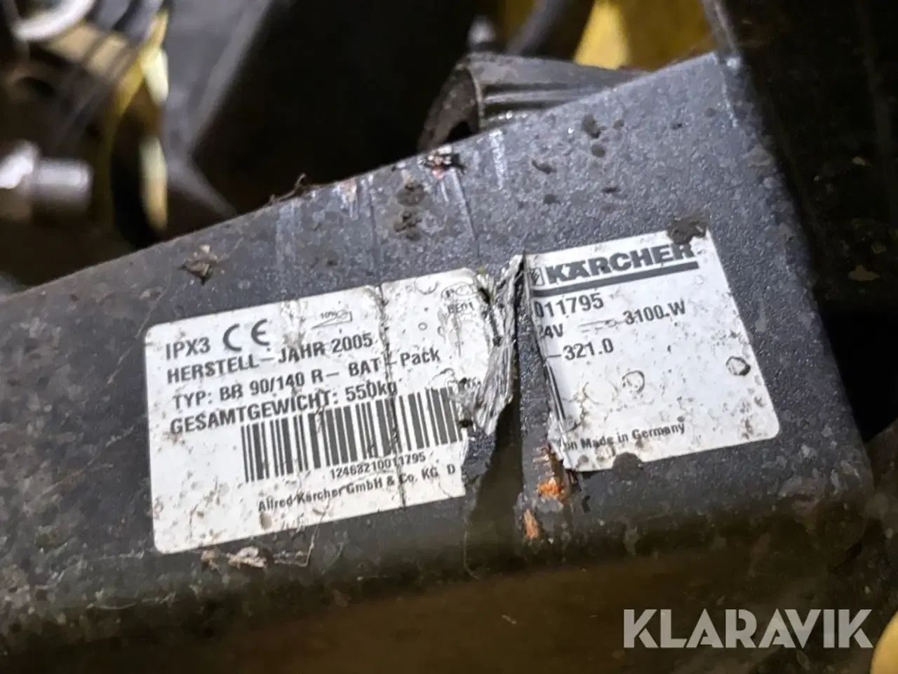 Billede 5 - Feje- og gulvvasker Kärcher BR 90/140 R