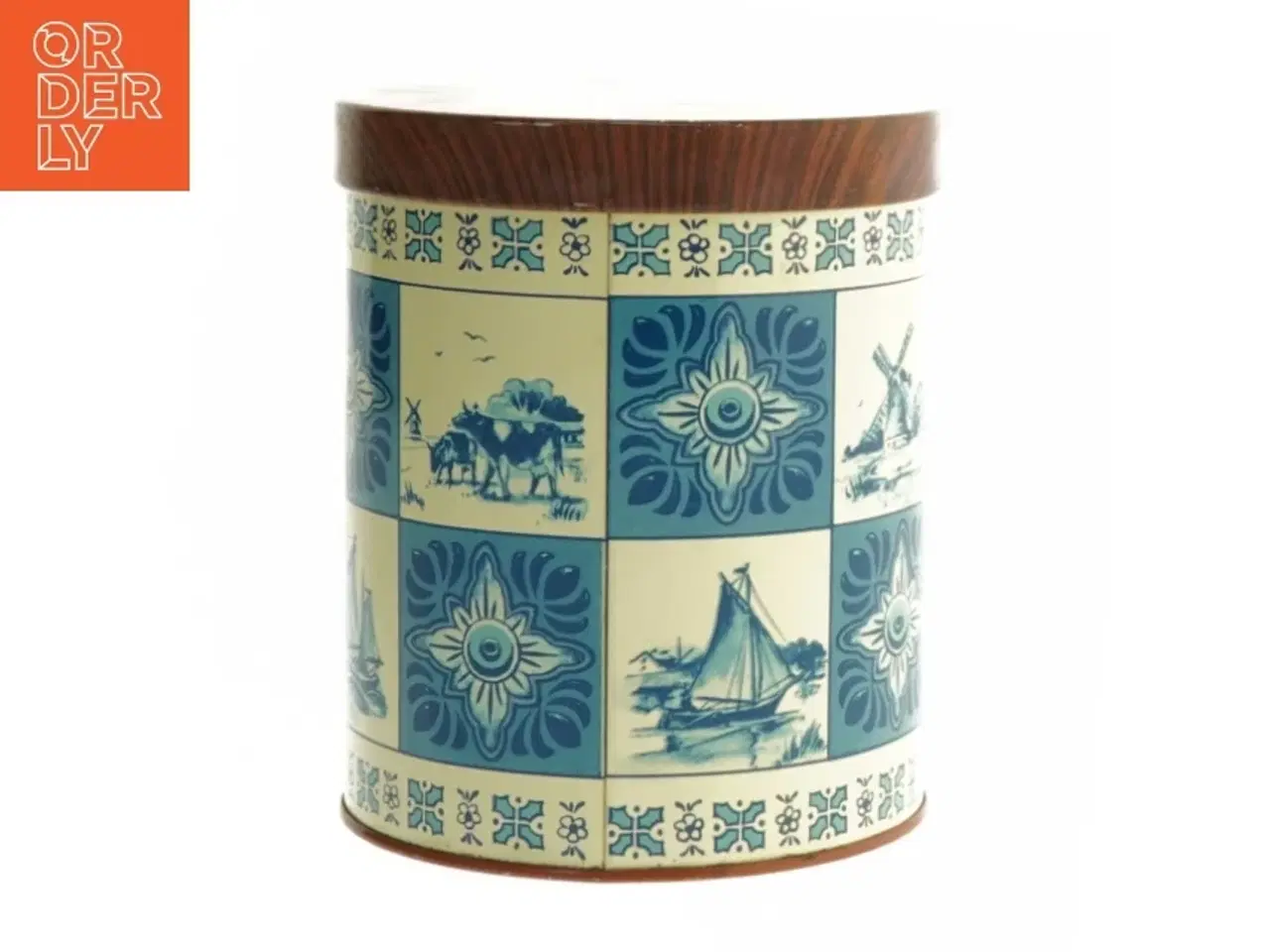 Billede 1 - Vintage Eduscho opbevaringsdåse (str. 14,5 cm)