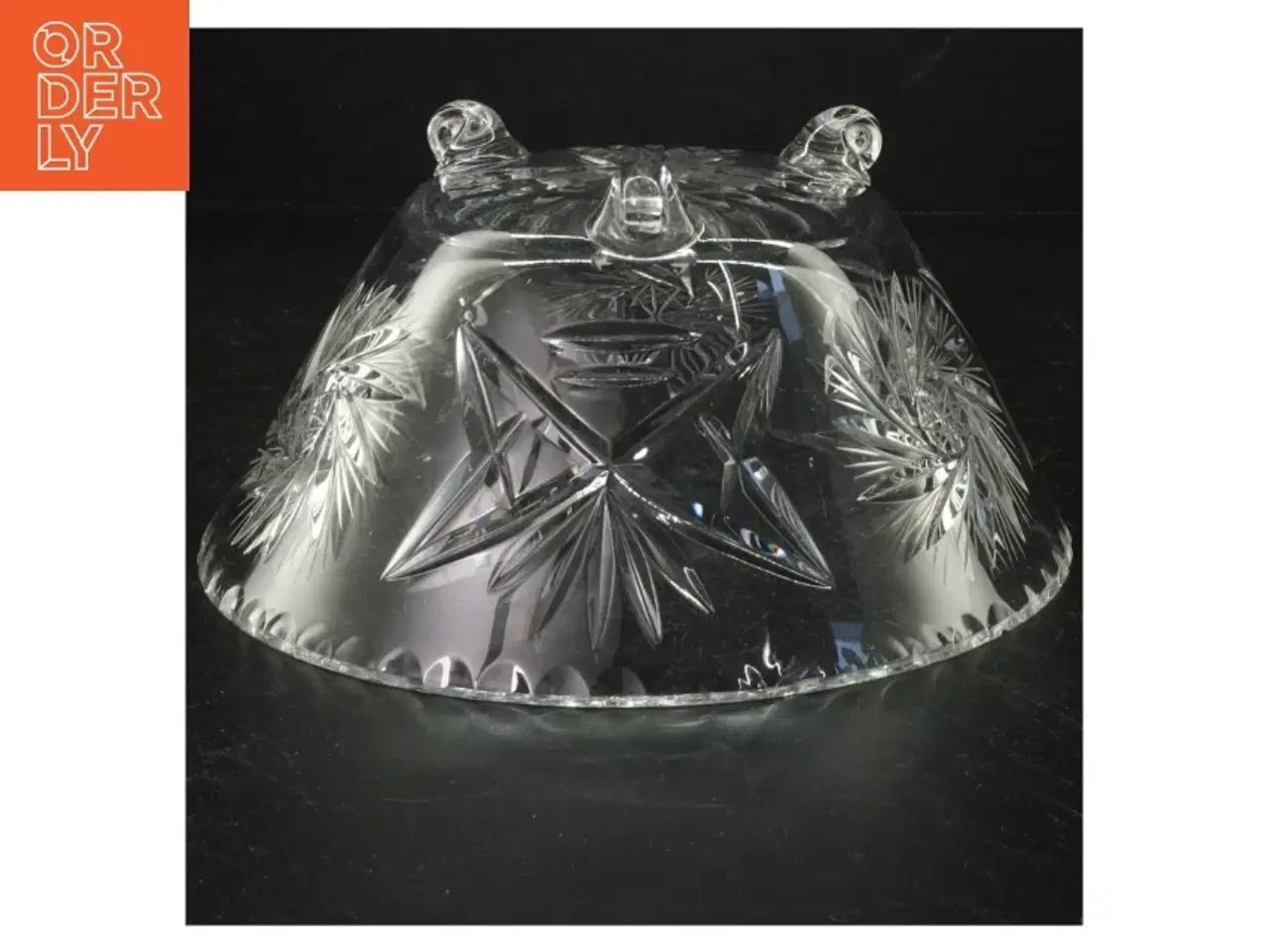 Billede 2 - Skål af krystalglas (str. 21 cm)