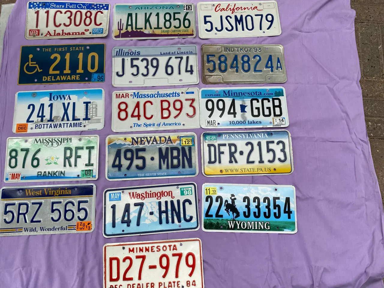 Billede 1 - USA Nummerplader