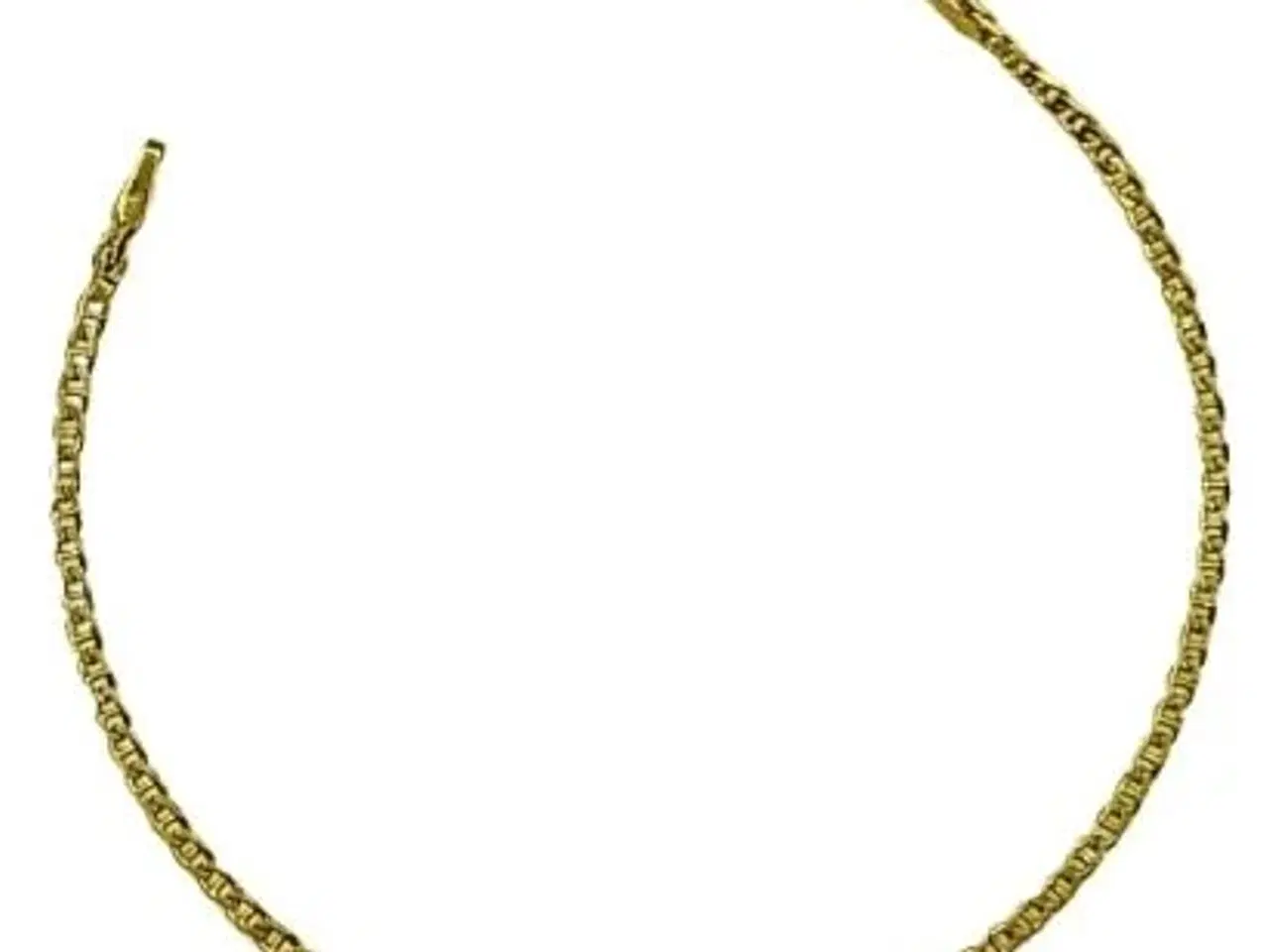 Billede 1 - Armbånd ovale med stav 14kt. Guld