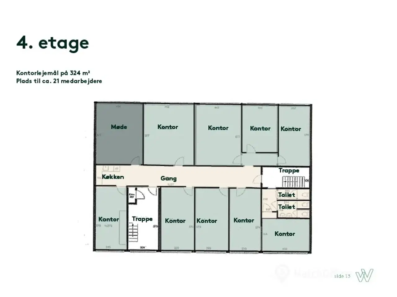 Billede 6 - Kontorlejemål på 324 m² beliggende på 4. sal