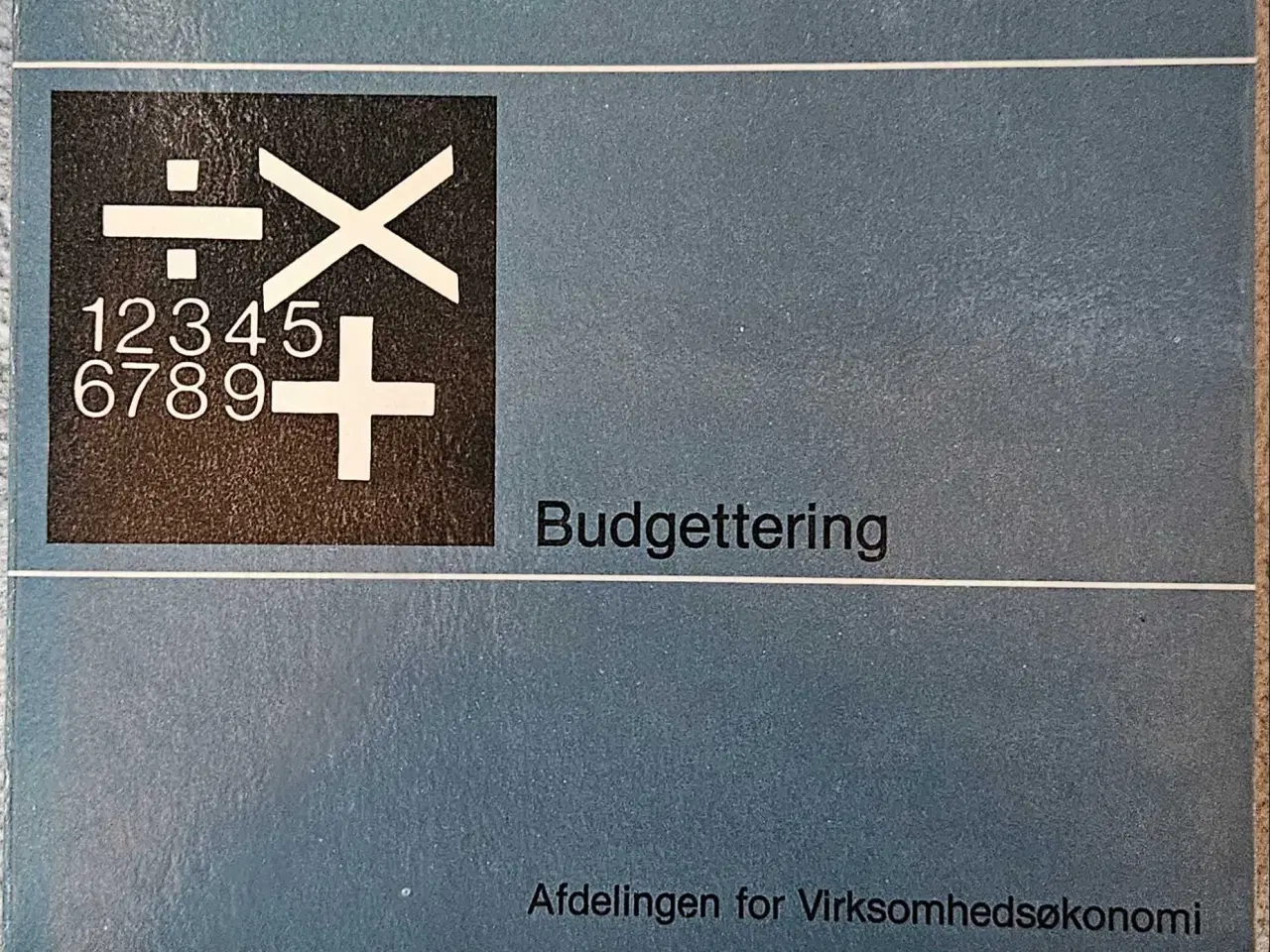 Billede 1 - Budgettering- Teknologisk Institut