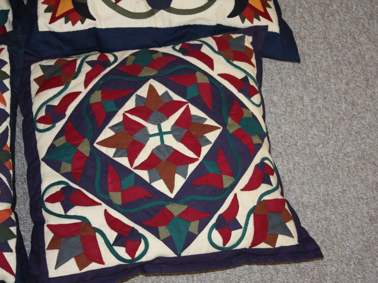 Billede 5 - Patchwork pudebetræk til pyntepude inkl. puder