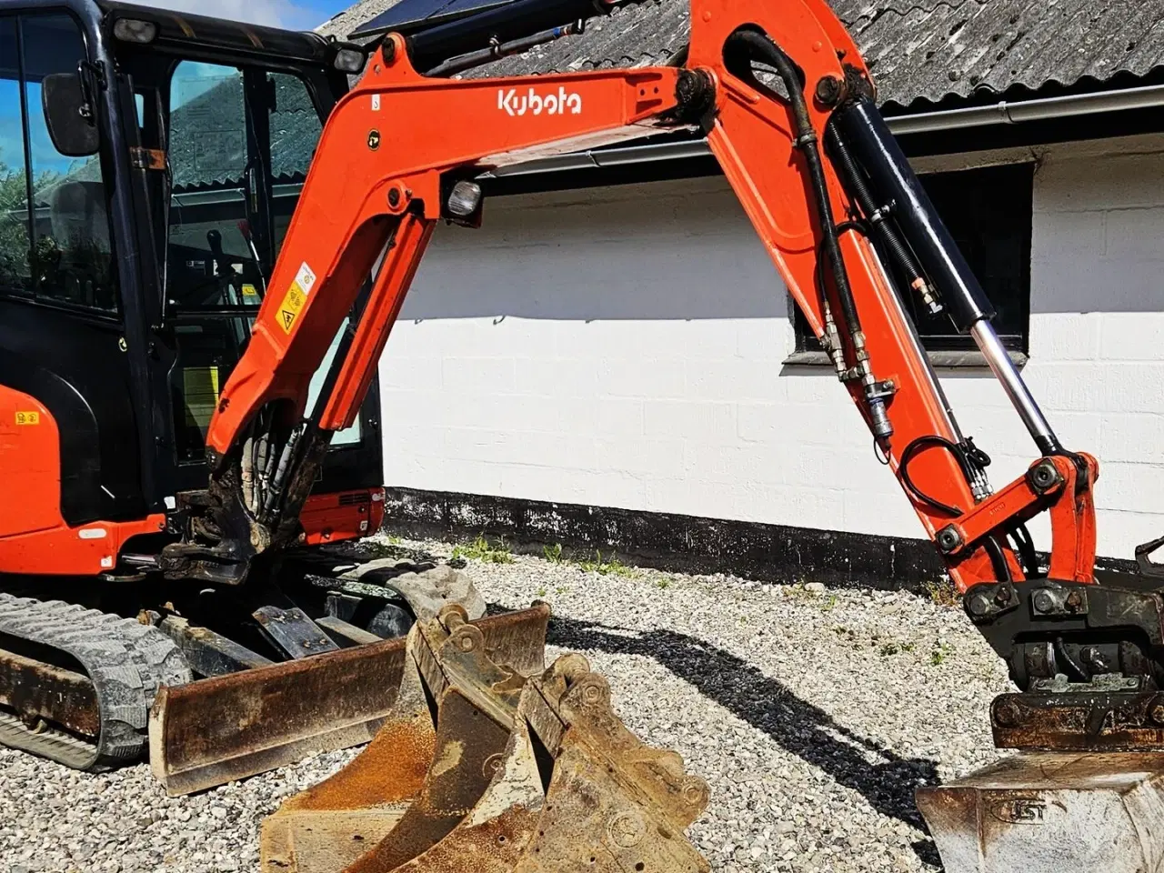 Billede 3 - Kubota U 27-4 / powertilt / skovlsæt / 3800 timer