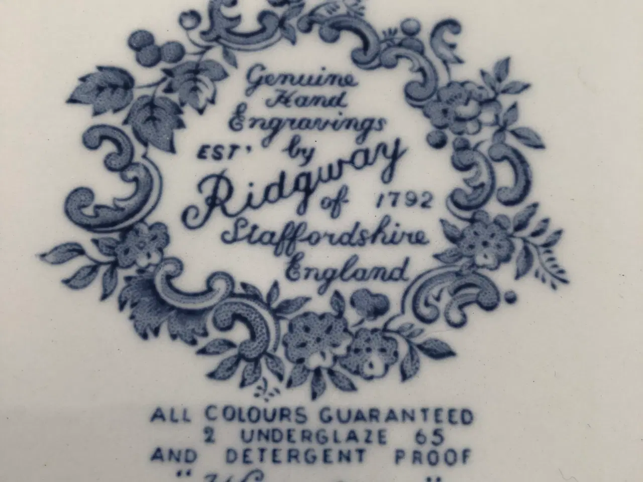 Billede 4 - Fad og 2 desserttallerkner