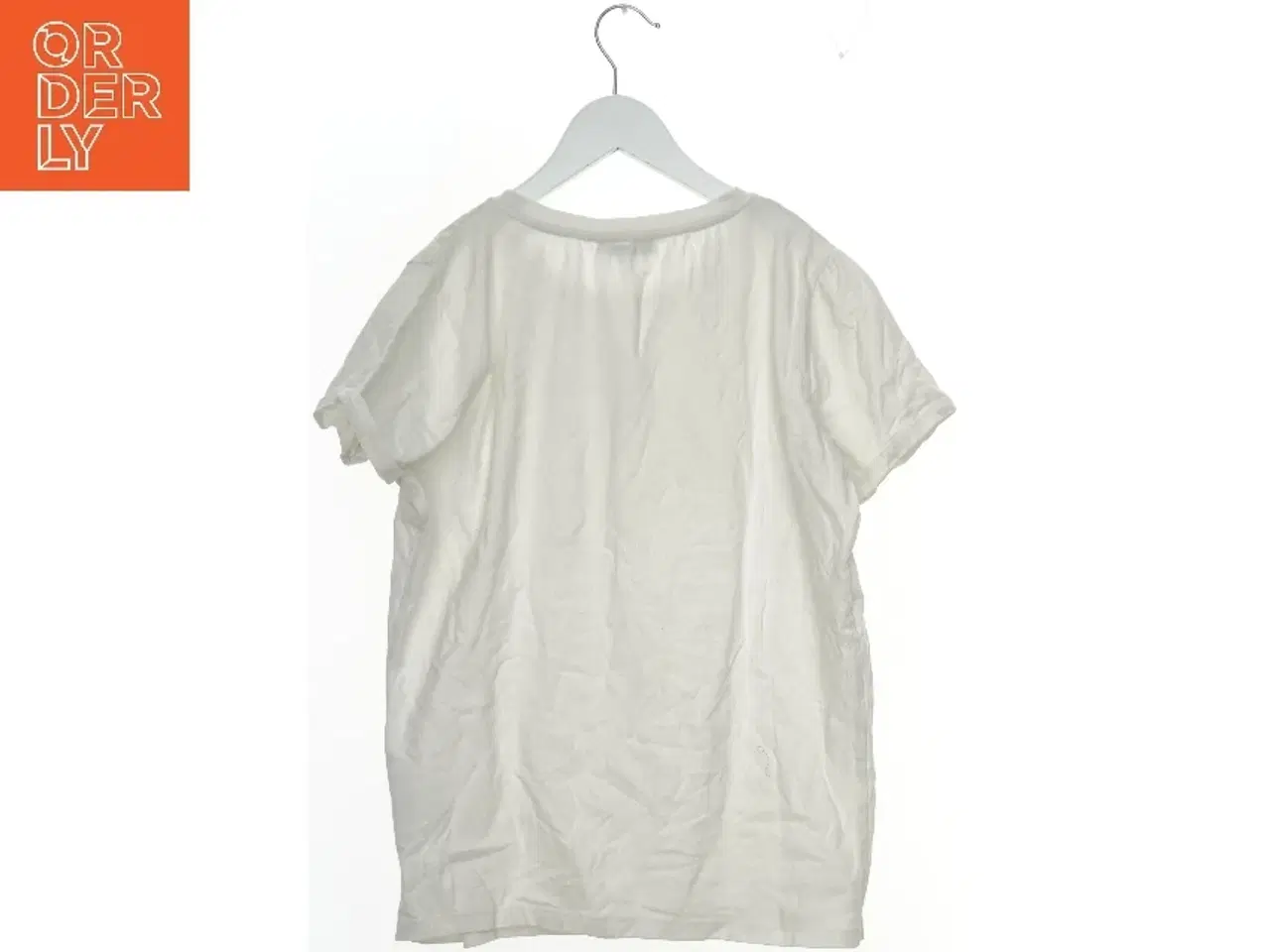 Billede 2 - Hvid T-shirt med tekst fra Cost bart (str. XL)